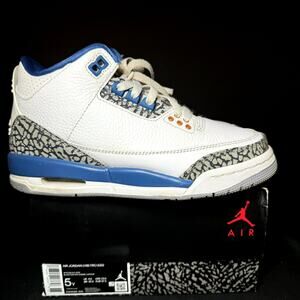 Size 5 - Nike Air Jordan 3 Retro GS Washington Wizards Men's Shoes